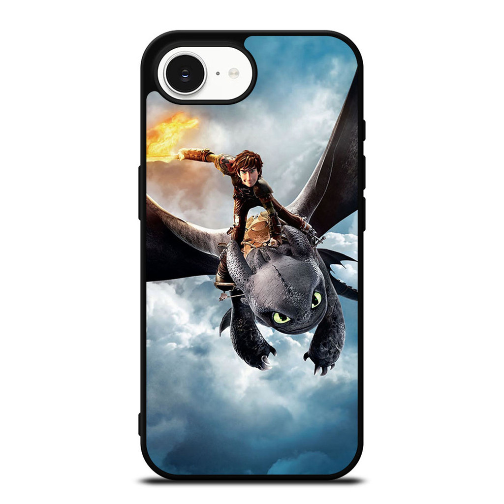 Ốp điện thoại Toothless và Hiccup Train Your Dragon Iphone 16 17 Pro Max Plus