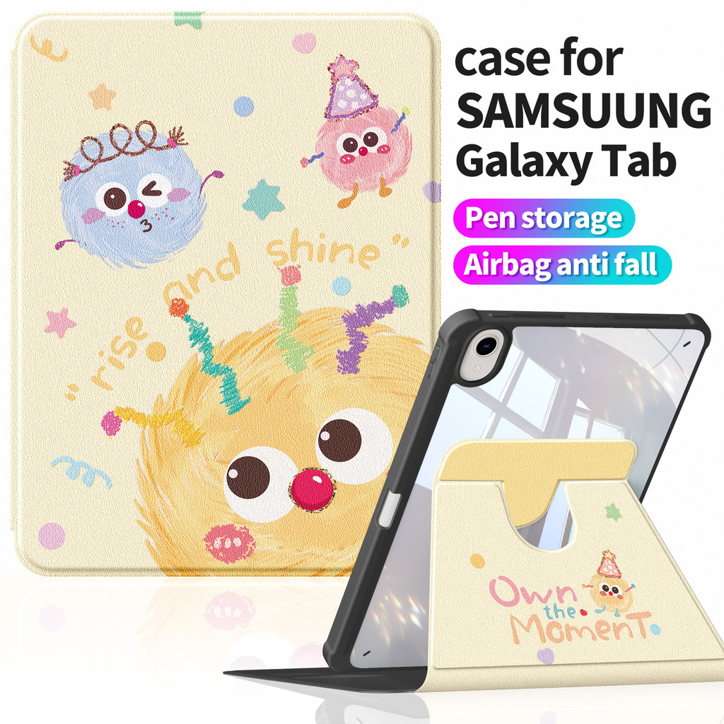 Ốp Da PU Cho Samsung Galaxy Tab A9 + Plus 11 " | Phong cách INS Họa tiết dễ thương | Chống gỉ & bền 