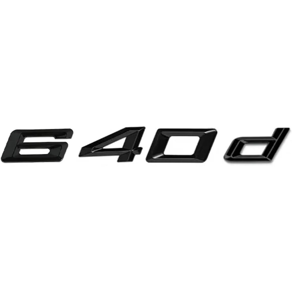 Xe 3D ABS Thân Chữ Logo Huy Hiệu Biểu Tượng Tạo Kiểu Đề Can Dán Tương Thích Với 6 Series 620d 630d 6