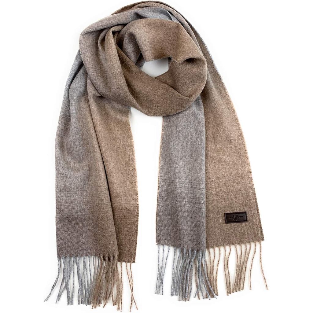 Khăn choàng cashmere 100% họa tiết Hickey Freeman - Siêu mềm mại, phù hợp quàng cổ mùa đông