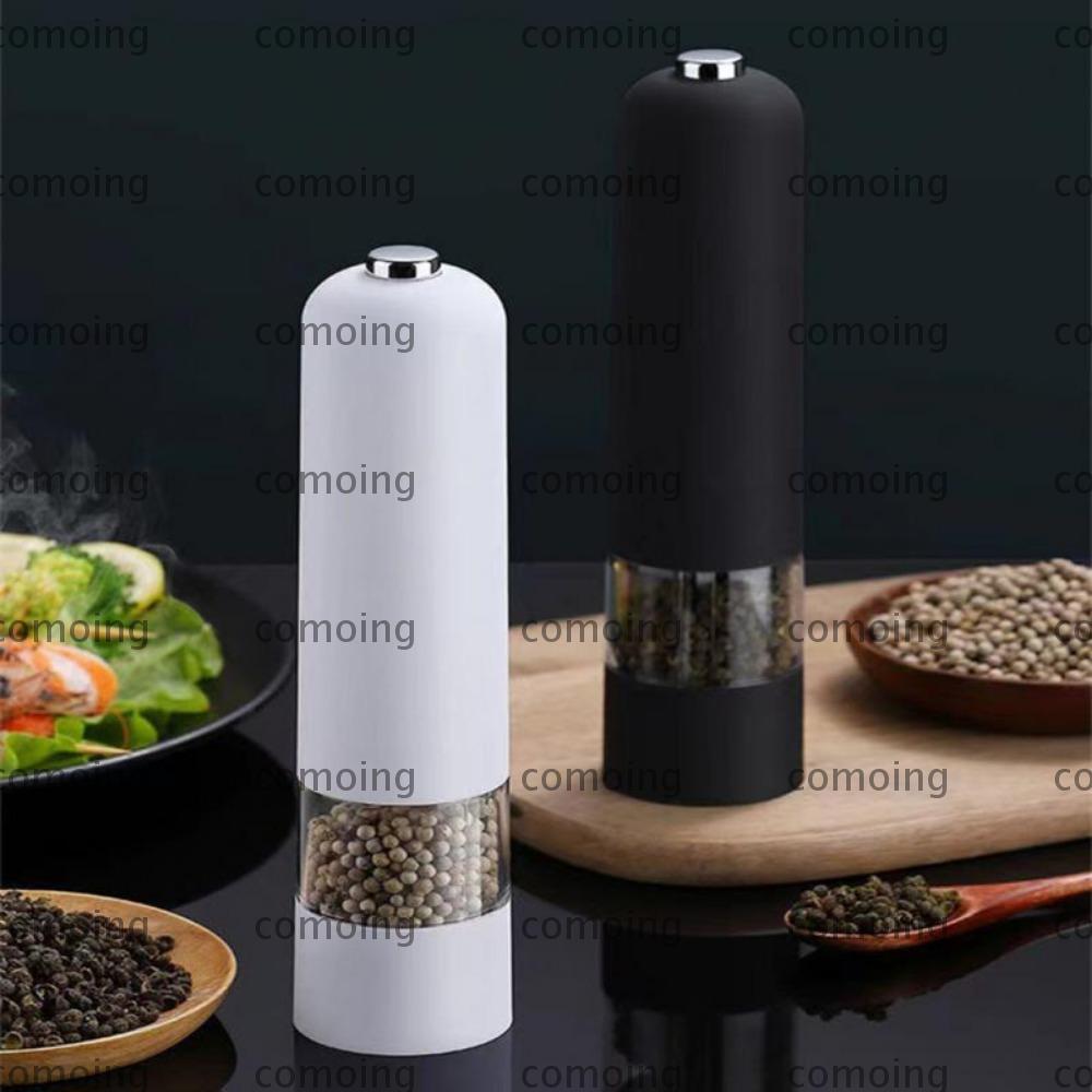 COMOING Pepper Grinder Adjustable Electric Stainless Steel Spice Mill