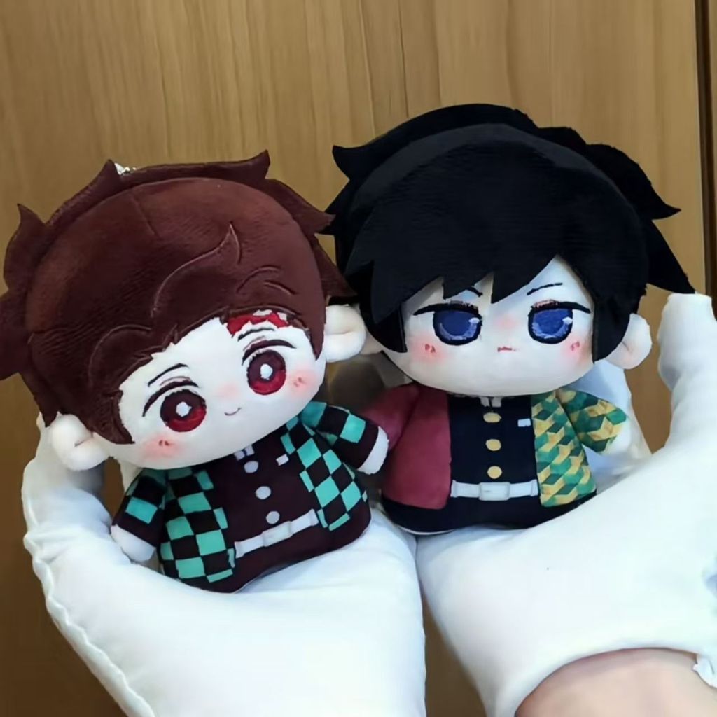 Demon Slayer: Kimetsu no Yaiba Water Pillar Tomioka Giyuu Attribute10cm Cotton Doll Cute Peripheral 