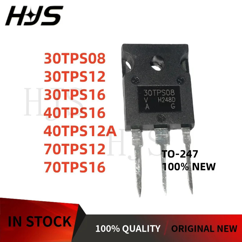 5 CÁI 30TPS16 70TPS16 30TPS12 40TPS12A 70TPS12 40TPS16 30TPS08 TO-247 Máy cạo râu một chiều Còn hàng