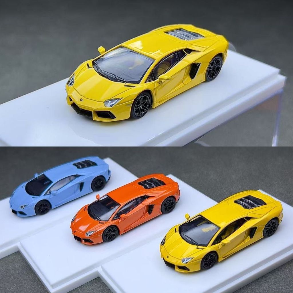 Vehicle Art 1/64 Lamborghini Aventador LP700-4 Mô Hình Xe Mô Phỏng Quy Mô Nhỏ Hợp Kim Xe Ô Tô Mô Hìn