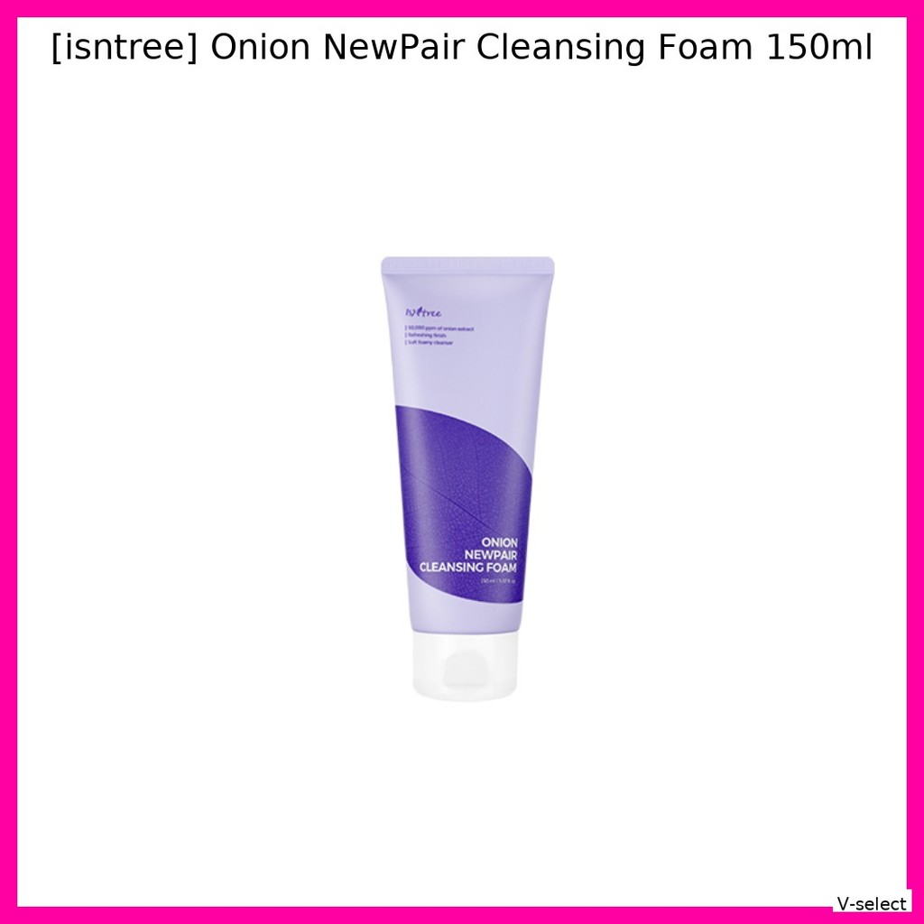 ISNTREE [istree] Bọt rửa mặt Onion NewPair 150ml / Sữa rửa mặt Hàn Quốc / Sữa rửa mặt sâu / Chính hã