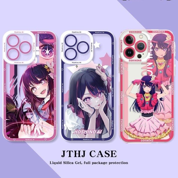 Ốp Điện Thoại Anime Oshi no Ko Hoshino Ai Cho OPPO Realme Note 60 50 C55 C53 C75 C71 C65 C67 C63 C61