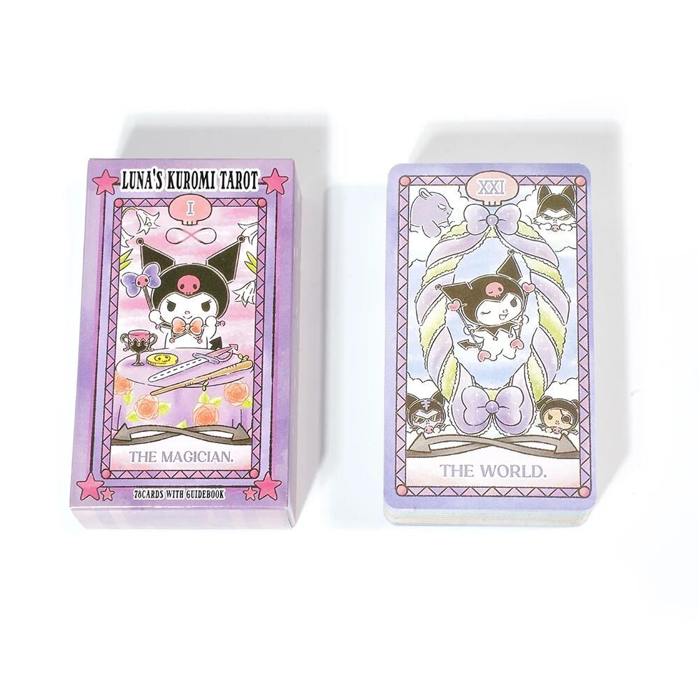 Bộ Thẻ Kuromi Tarot 78 Miếng Hoạt Hình Dễ Thương Thời Trang Tarot U5AE