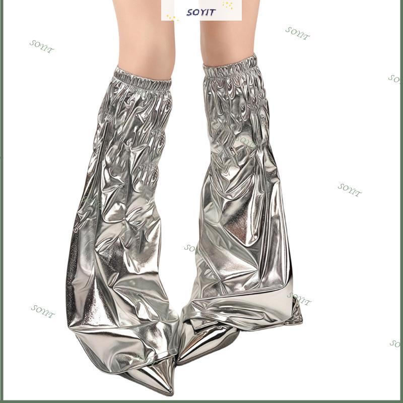 Bốt da PU có chi tiết bạc sang trọng cho nam giới