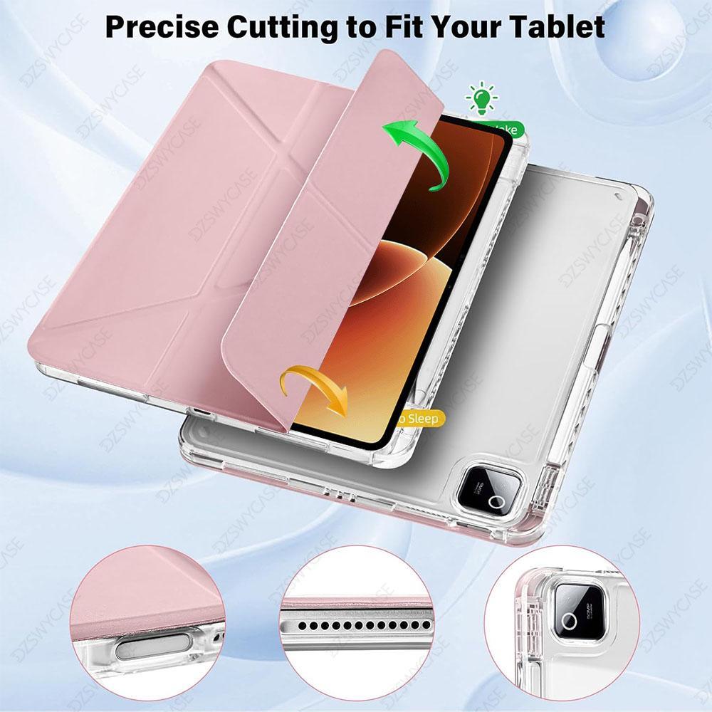 Ốp Chân Đế Hình Chữ Y Cho XiaoMi Pad 8 / 8 Pro 11.2 Inch, Cho MiPad 7 / 7 Pro Có Giá Đỡ Bút Chì, Ốp 