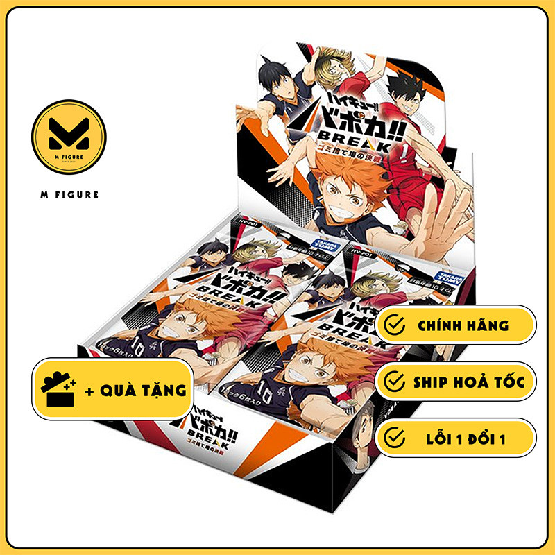 (1 Pack) THẺ BÀI Haikyuu Vobaca BREAK - The Dumpster Battle [HV-P01] (Takara Tomy) PACK CARD CHÍNH H