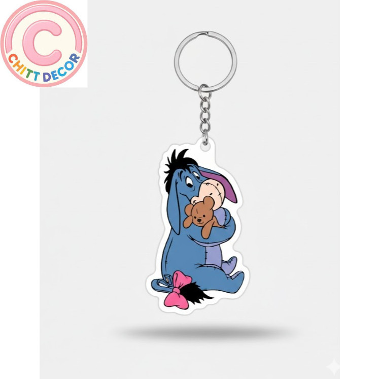 Móc Khóa Mica Eeyore Dễ Thương - CHIT