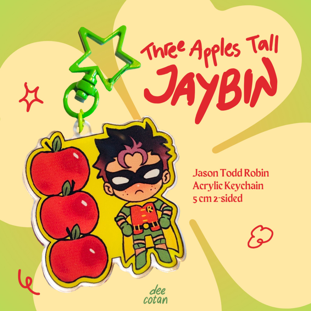 [DC truyện tranh] Ba quả táo cao Jason Todd Robin Acrylic Keychain