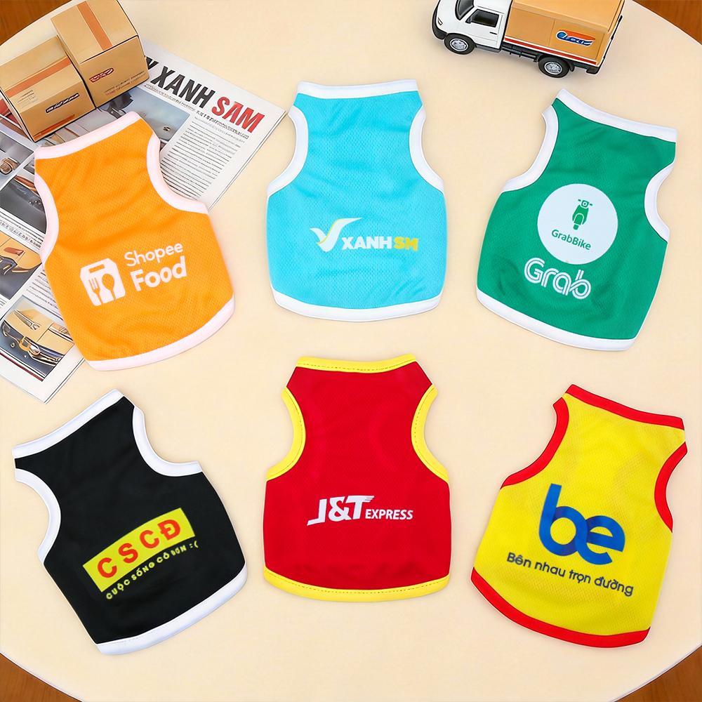 Áo Thun Chó Mèo Xinh Xắn Phong Cách In Logo Thương Hiệu Cực Viral Lưới Thoáng Khí Mát Mẻ Dễ Thương Cho đi Chơi