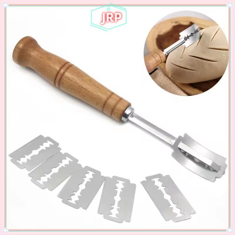 Máy cắt bánh mì JRP Bánh mì Pháp des Tiện ích nhà bếp Gỗ thông thường Tay cầm dài Phụ kiện làm bánh Phong cách Châu Âu Bánh mì nướng vòm cong JRP