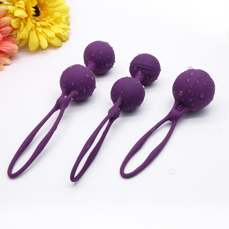 Sản phẩm Nữ Không Dây Phục Hồi Sau Sinh Linh Kiện Riêng Làm Săn Chắc Quả Tạ Silicon Kegel Bóng Đa Bó