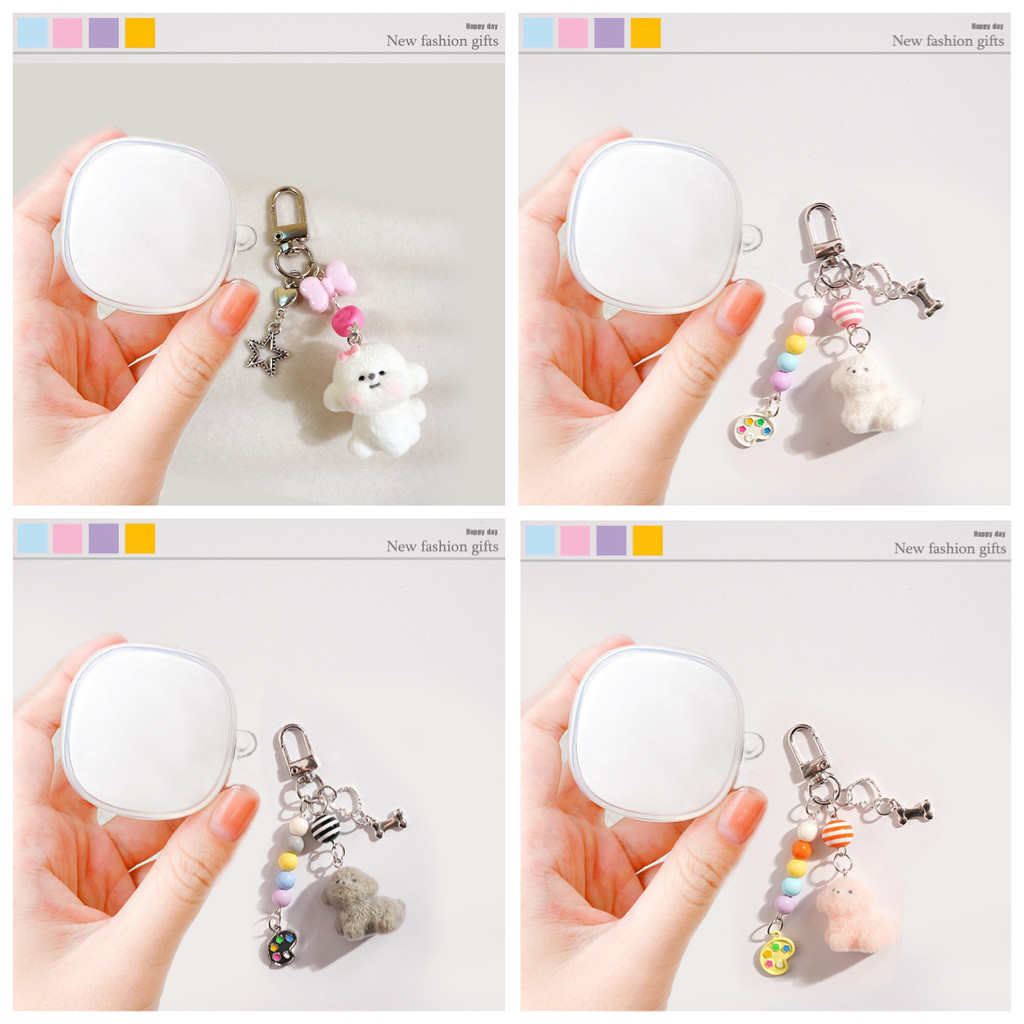 Ốp lưng chó ins có keychian cho Soundcore R50i R60i NC / r50i NC / P30i K20i p20i P20i Vỏ tai nghe t