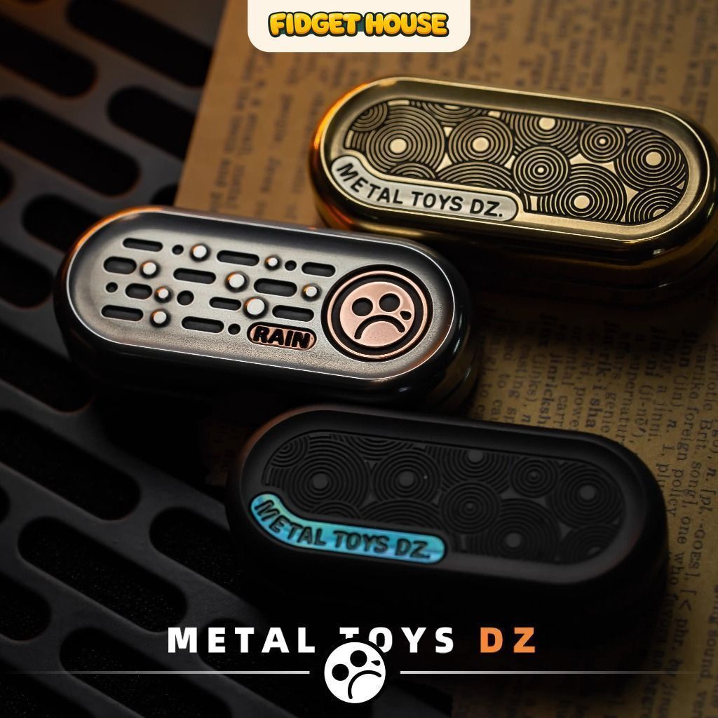 Fidget Slider - Metal Toys TOP-B RAIN - Thẻ Đẩy EDC Kim Loại - Đồ Chơi Giảm Stress