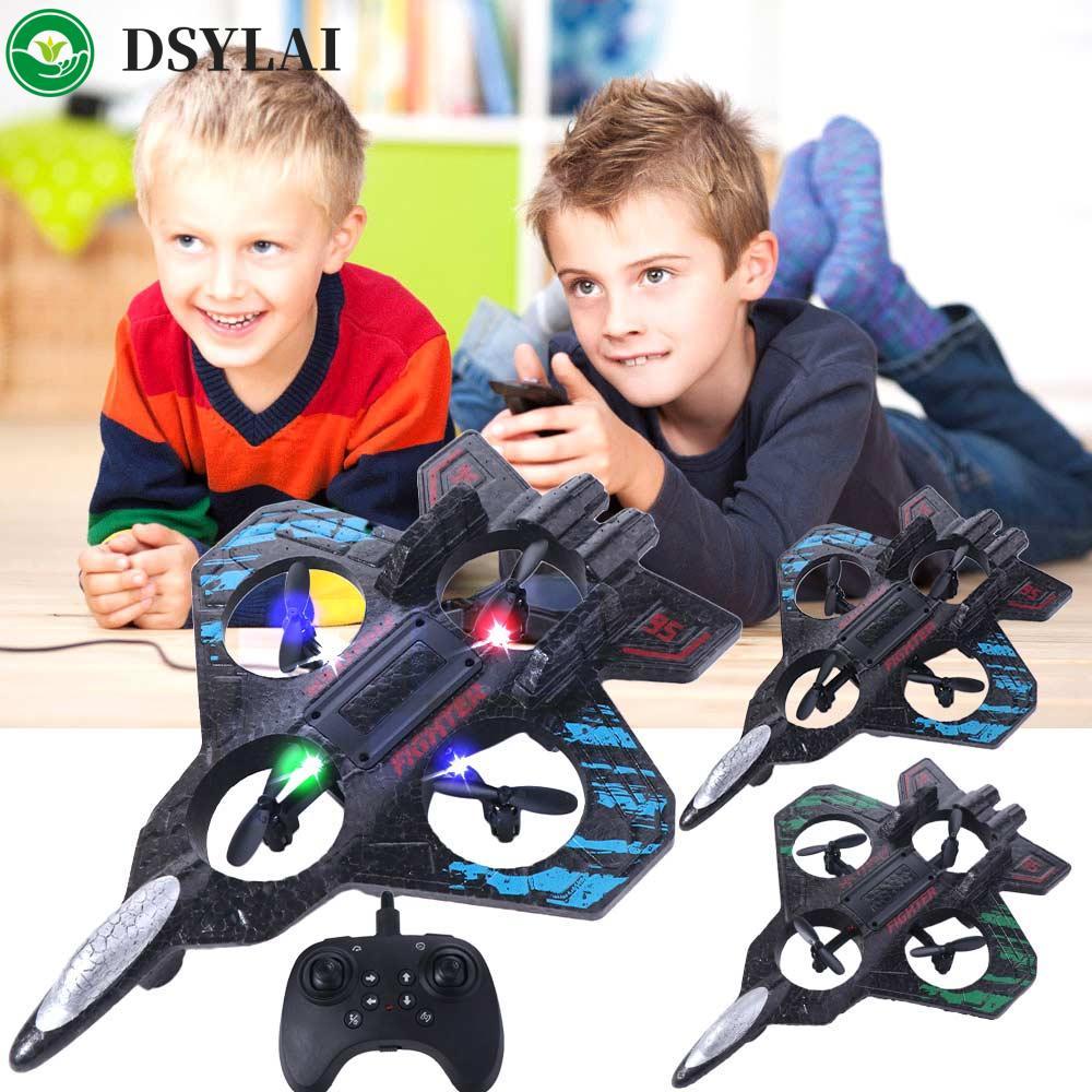 DSYLAI Gliding Flying Helicopter Toy, Máy bay chiến đấu tạo bọt điều khiển từ xa EPP có thể sạc lại,