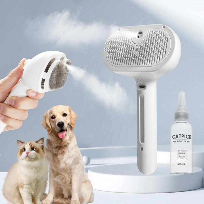 Lược tẩy lông dạng xịt cho, cọ lông 1 mảnh, cọ lông nút rụng, cọ, cọ chó, lược chải làm đẹp và massa