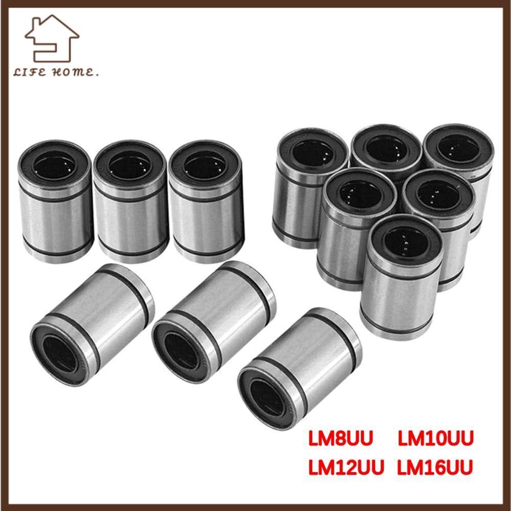 Thép ống lót YELGIRL Phần CNC Thanh thép Chrome Trục LM3UU LM4UU LM5U LM6UU