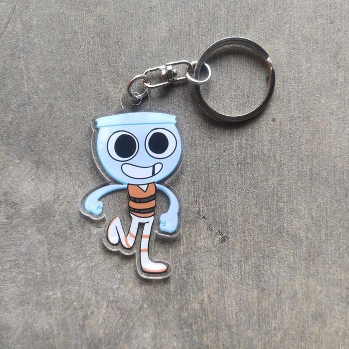 Gantungan Kunci Finn Dandy World High Quality Premium Akrilik Ganci Finn Dandy World