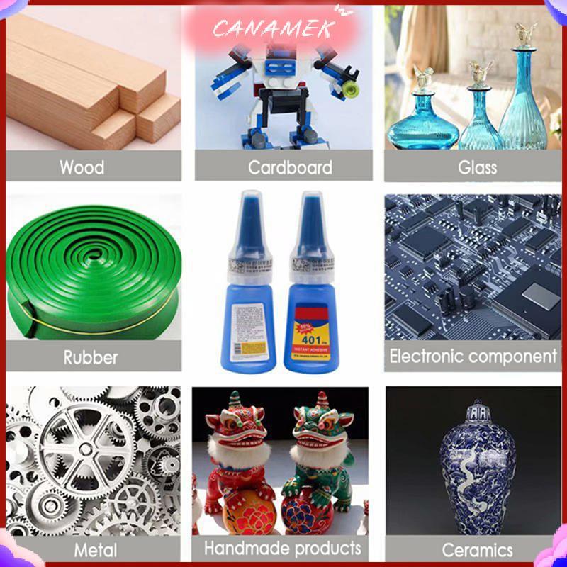 CANAMEK 20ml Chất Lỏng Siêu Keo 401 Ngay Lập Tức Keo Chắc Chắn Da Tự Làm Dính Gel CSF