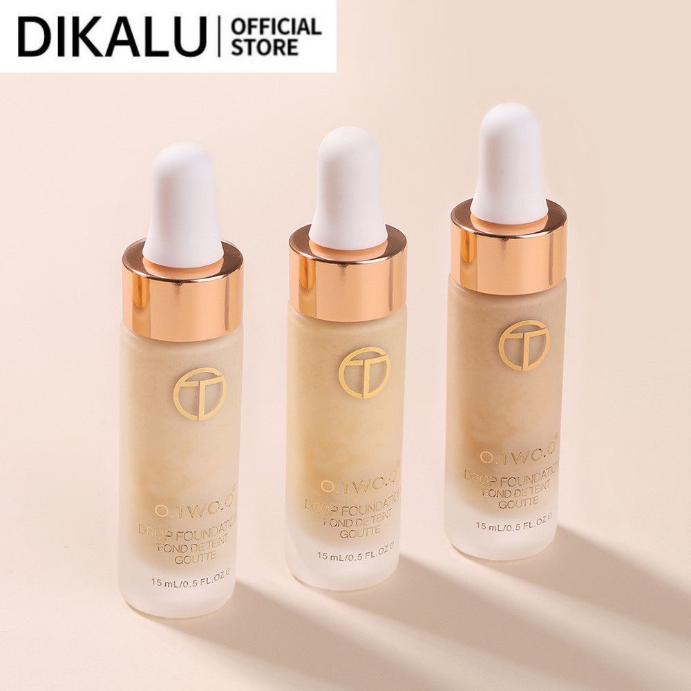 1/2/3pcs O.two.o Gold Silky Liquid Foundation Whitening Moisturizing Concealer Foundation Party Fest