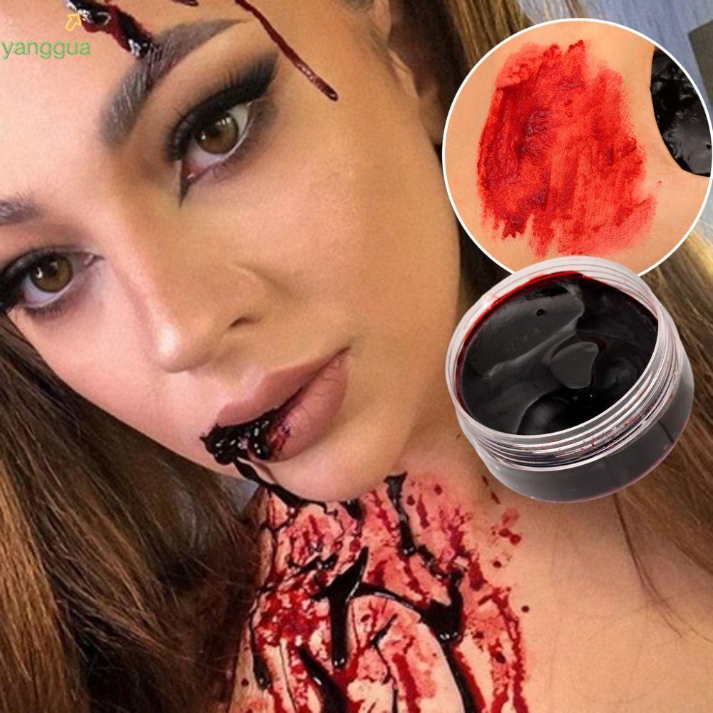 Gel máu giả YANGGUA, Thân thiện với da 30g Áo giả máu dày, Trang điểm ma cà rồng Scars Dễ dàng làm s