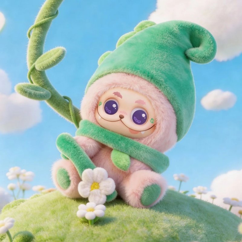 Ziyu Cùng Phong Cách Fanqu Town Gismow Túi Gấu Trúc Nhỏ Fantasy Forest Friends Series Hộp Mù Thế Hệ 