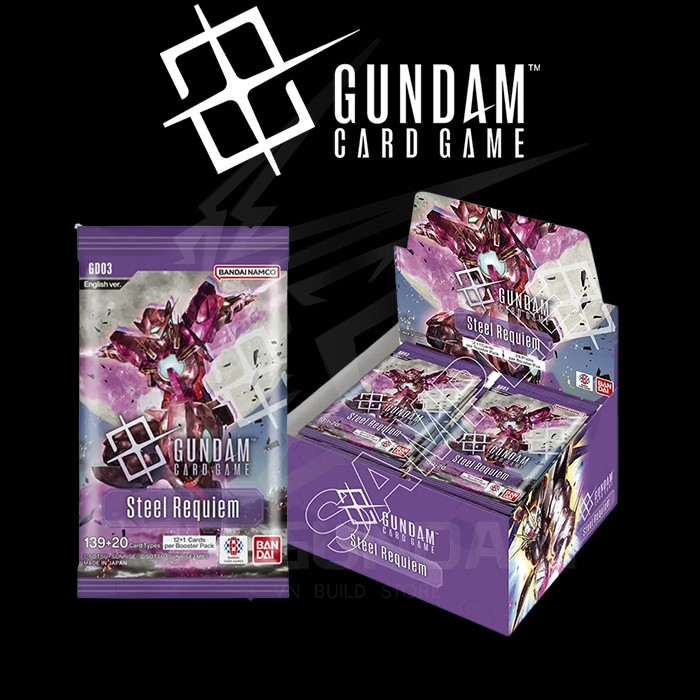[BANDAI] Thẻ Bài Gundam Card Game: [GD03] Steel Requiem Booster Box - Booster Pack [ENG]  C3 GUNDAM