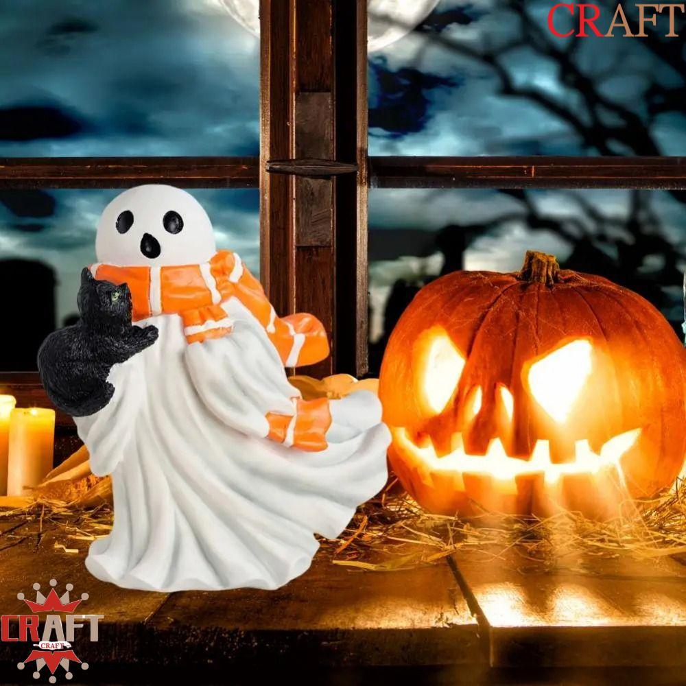 CRAFT Ma Mèo Đen Điêu Khắc, Phim Hoạt Hình Sáng Tạo Halloween Ma Tượng, Handmade Thiết Kế Ngộ nghĩnh