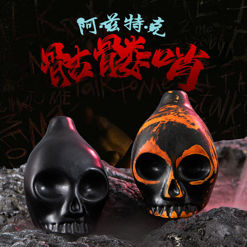 ⭐⭐⭐⭐⭐Aztec Skull Whistle Bán chạy Biểu tượng văn hóa Maya Đồ chơi mới lạ Giải nén Magic Tricky Đồ ch