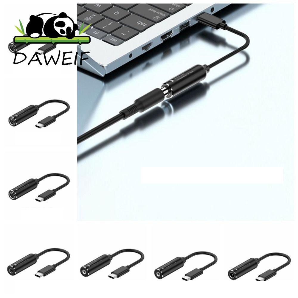 Cáp sạc DAWEIF DC sang Type-C, Cáp sạc đầu ra 5 / 9 / 20V PD Type-C sang DC Jack, Hoạt động đơn giản
