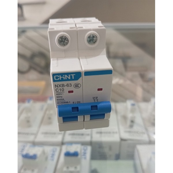 ⚡ Aptomat MCB 2 Pha CHINT NXB2-10 – 10A