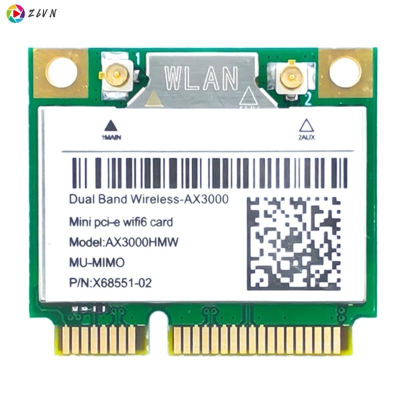 Thẻ WiFi PCB Thẻ WiFi AX200 AX3000HMW Mini PCI-E WiFi 6 Bộ Chuyển Đổi Không Dây 2.4G / 5G Bluetooth 