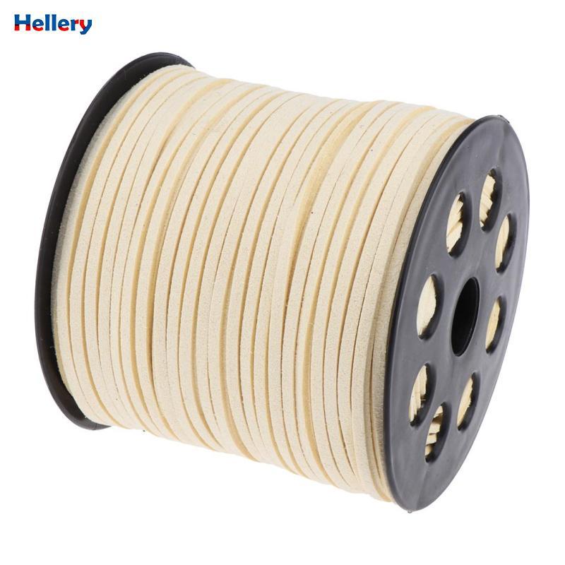 98 Yards Giả Da Lộn Dây Ren Giả Da Dây Trang Sức Làm Hạt Thủ Công Sợi Dây- Chiều Rộng 2.7