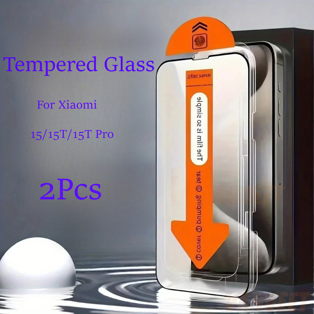 2 Chiếc Kính Cường Lực HD Cho Xiaomi Mi 15T Pro / 15T / Mi15 Bảo Vệ Màn Hình Cho Xiaomi Mi 15T Pro /