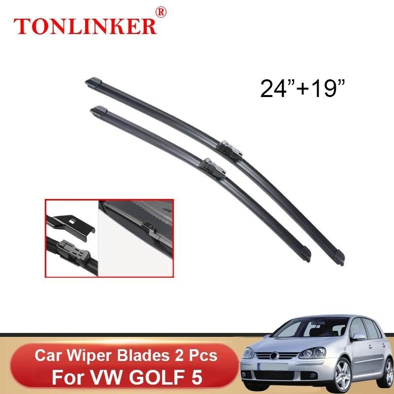 TONLINKER Lưỡi gạt nước ô tô cho Volkswagen VW GOLF 5 MK5 1K1 2006 2007 2008 Phụ kiện ô tô Kính chắn