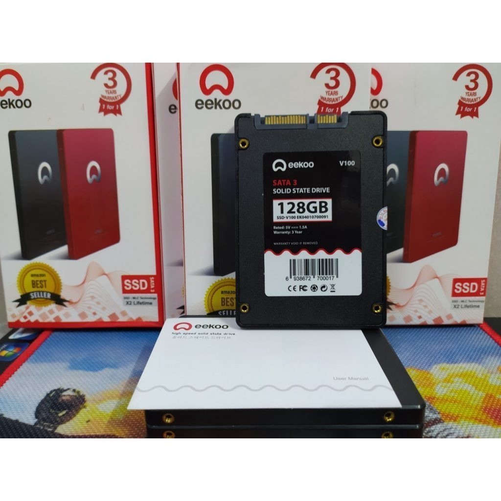 ổ cứng ssd eekoo gloway 128gb, 120gb laptop, pc, desktop hard drive chính hãng bảo hành 3 Năm