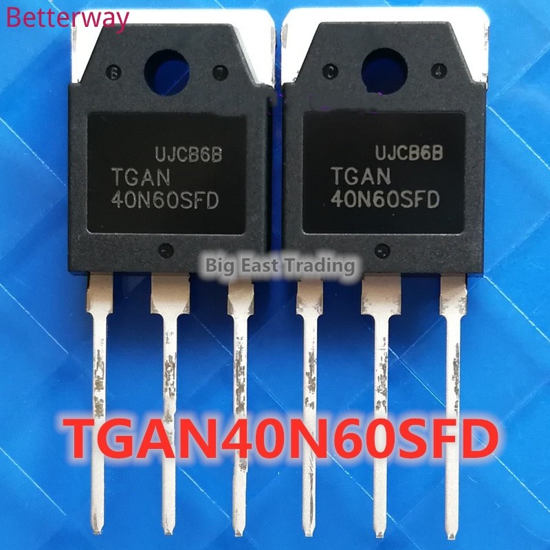 2 chiếc TGAN40N60SFD TO-3P 40N60SFD 40N60 TGAN40N60SFDA TO3P 40A / 600V Power IGBT Transistor cho má