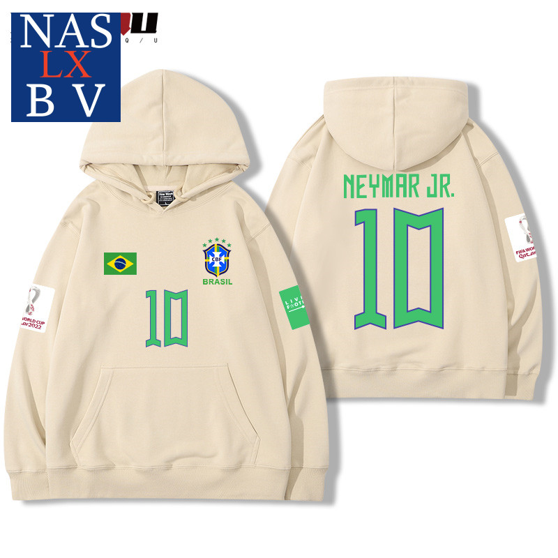 Áo và Mũ Đội Đầu Cho Người Hâm Mộ Brazil với Neymar - World Cup 2022 tại Qatar - Nam/Nữ