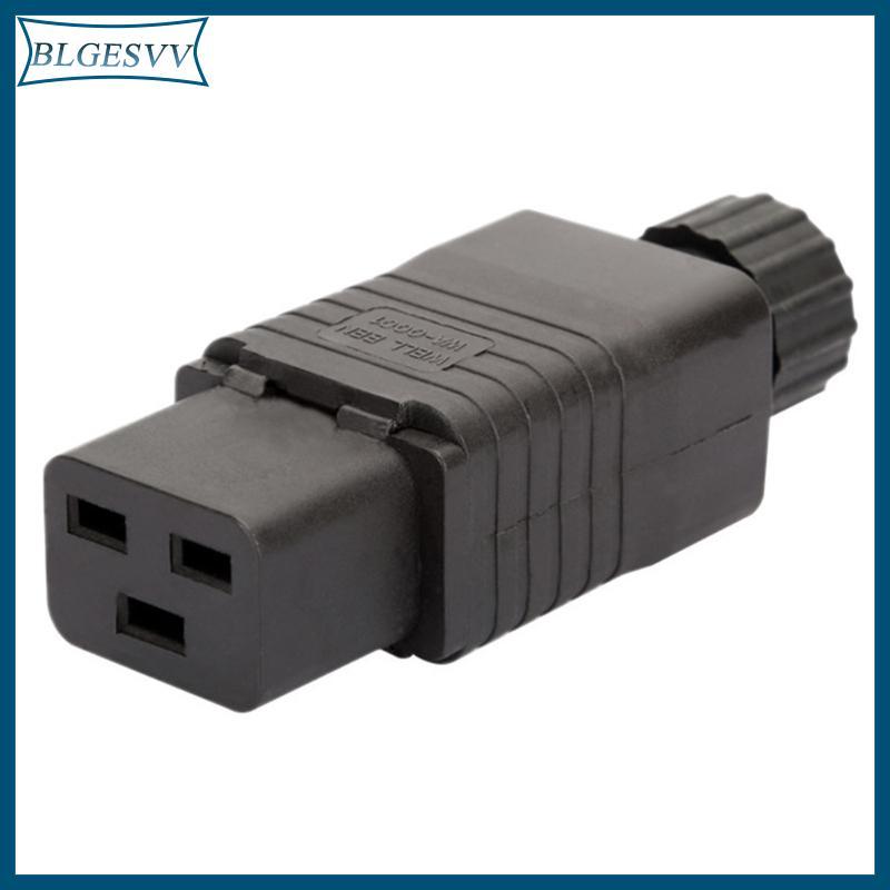 Blg Có thể tái sử dụng 16A 250VAC 320 C 19 phích cắm IEC C19 DIY cắm conector IEC conector IEC 320 C