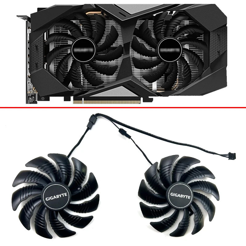 88MM T129215SU GTX1650 1650SUPER Card Đồ Họa Quạt Làm Mát Cho Gigabyte GTX 1650 SUPER WINDFORCE OC V