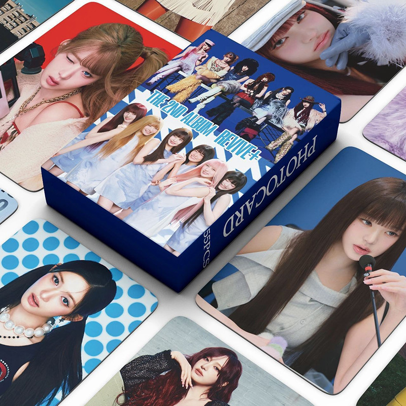 55 Cái / hộp IVE Photocards REVIVE + Album KPOP LOMO Card Collection Card