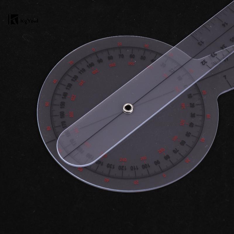 KgYewl Y Tế Máy Đo Đo Góc Cột Sống 360 Độ Thước Đo Cột Sống Goniometer Vật Lý Trị Liệu Góc Thước Đo 