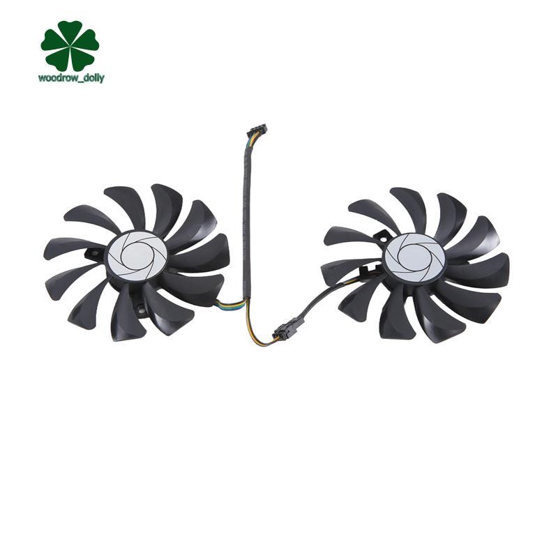 Mới 1 Cặp Card Đồ Họa Quạt 85Mm Ha9010H12F-Z 4Pin Quạt Làm Mát Thay Thế Cho Gtx 1060 Oc 6G Gtx 960 P