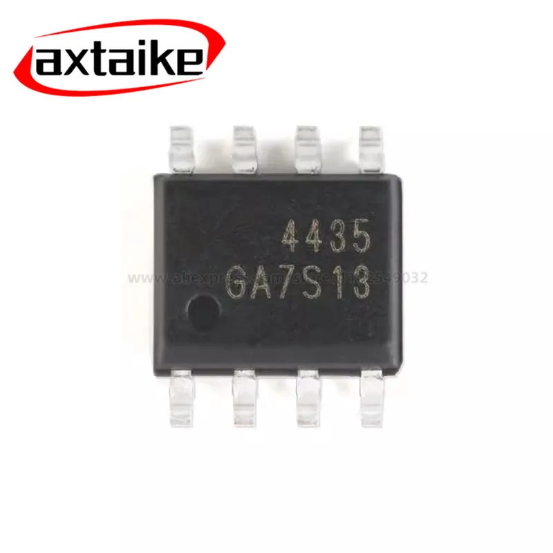 10 CÁI AO4435 4435 SOIC-8 30V 10.5A SMD IC P-Channel MOSFET GHIX