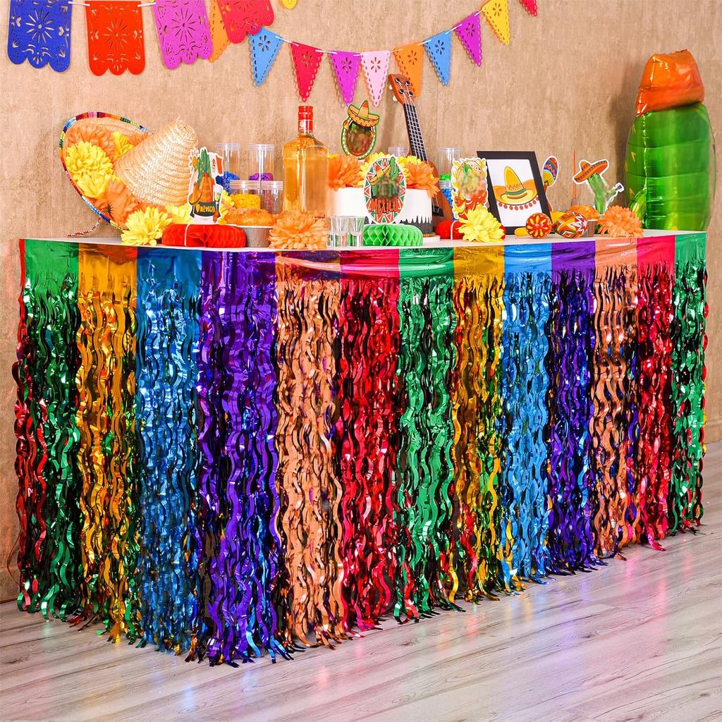 Trang trí tiệc Mega-L Fiesta, 2 gói Cinco de Mayo Đồ trang trí tiệc Taco Đồ trang trí tiệc bằng kim 