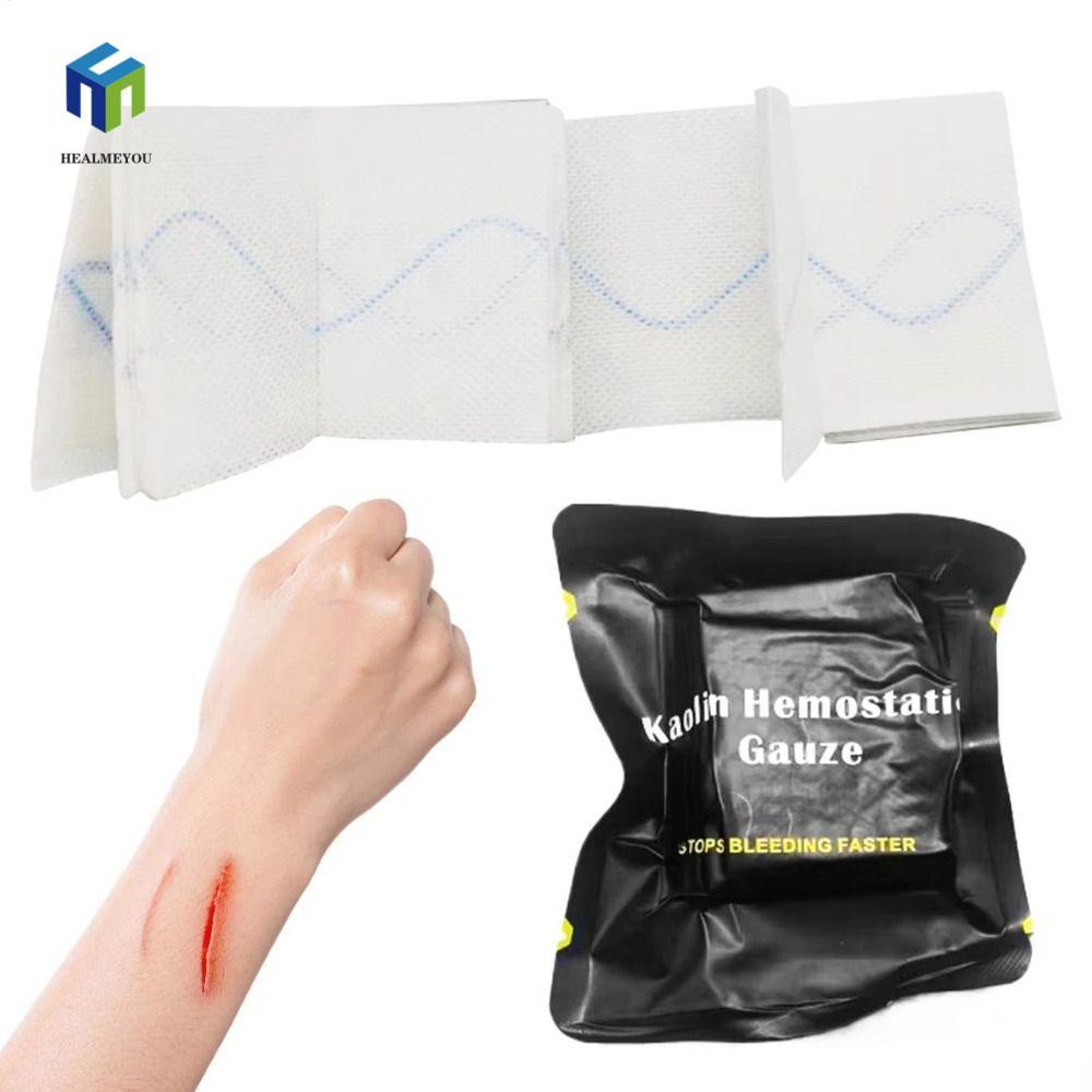 HEALMEYOU Gạc Kaolin cầm máu, Vải không dệt Chitosan Gạc ngừng chảy máu, Chất liệu hòa tan Thiết kế 