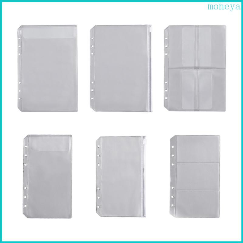 Mya 10 Cái Bộ A5 A6 Trong Suốt Mềm PVC Notebook Chất Kết Dính A5 A6 Kích Thước Notebook Chất Kết Dín